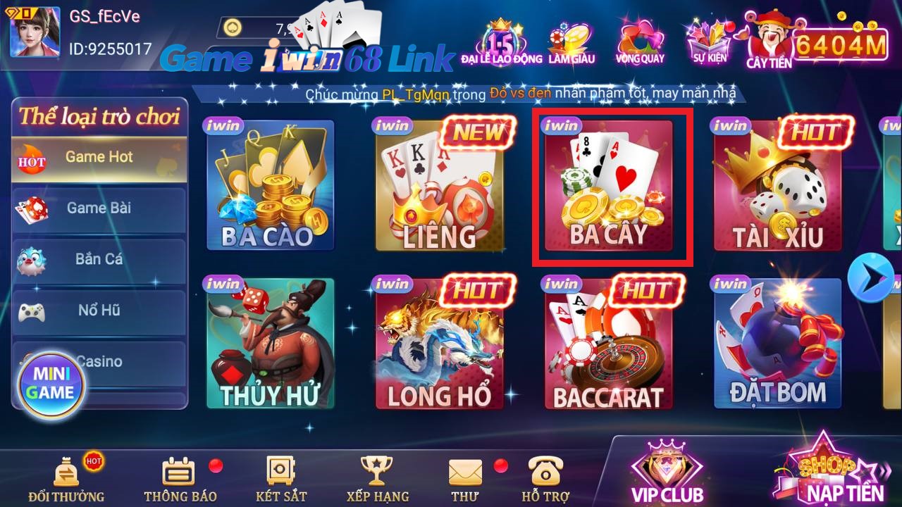 bài ba cây iwin68