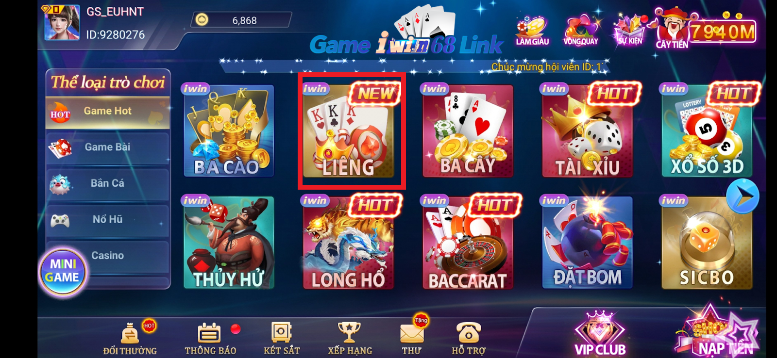 liêng iwin68