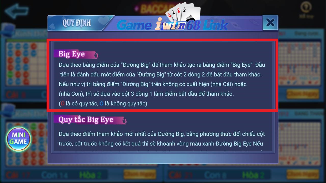 đường big eye game baccarat iwin68