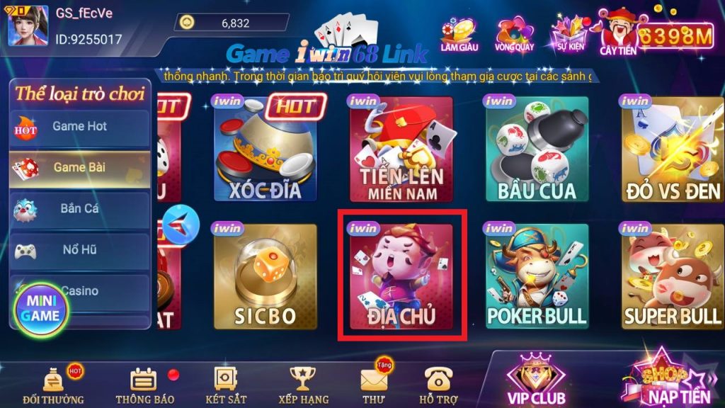 địa chỉ iwin68