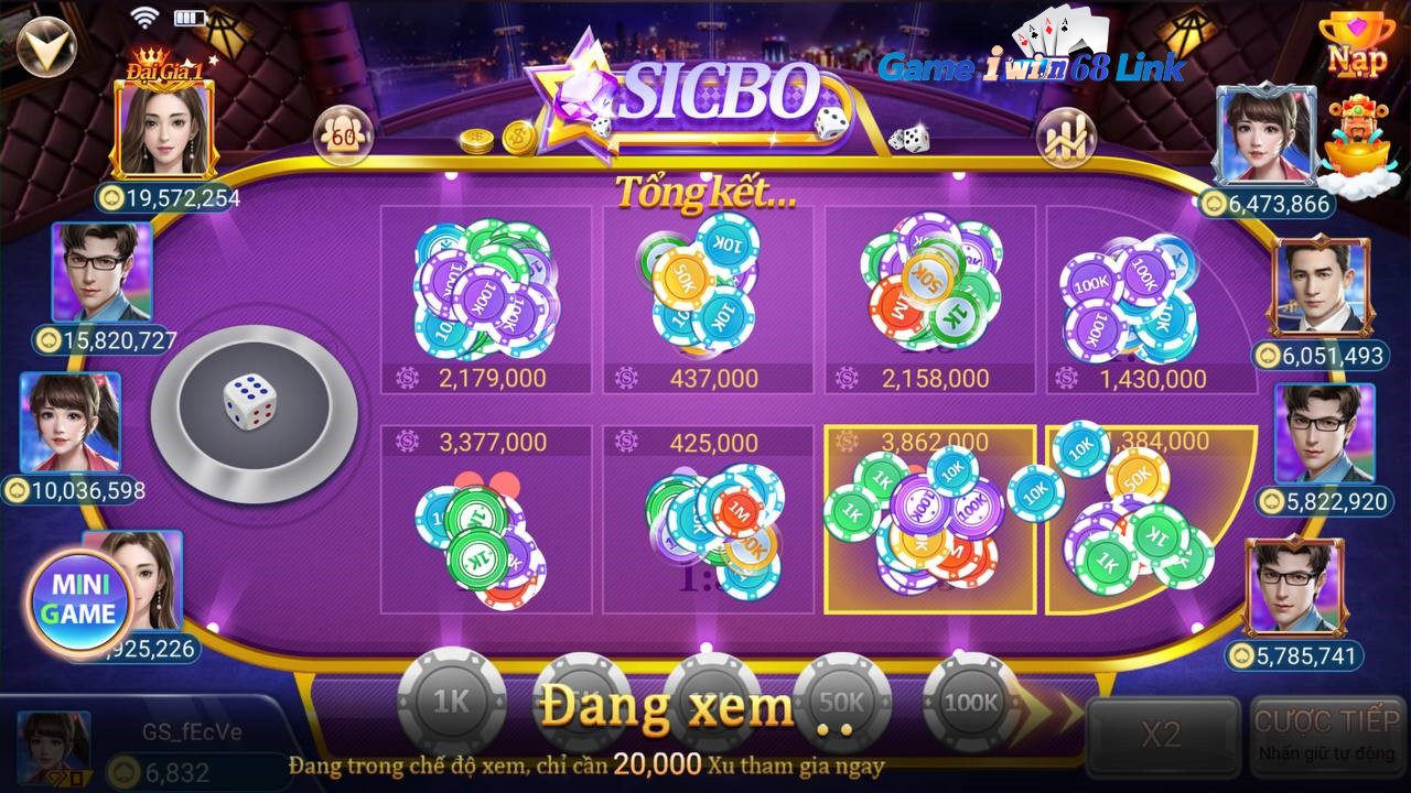 kinh nghiệm chơi game sicbo iwin68