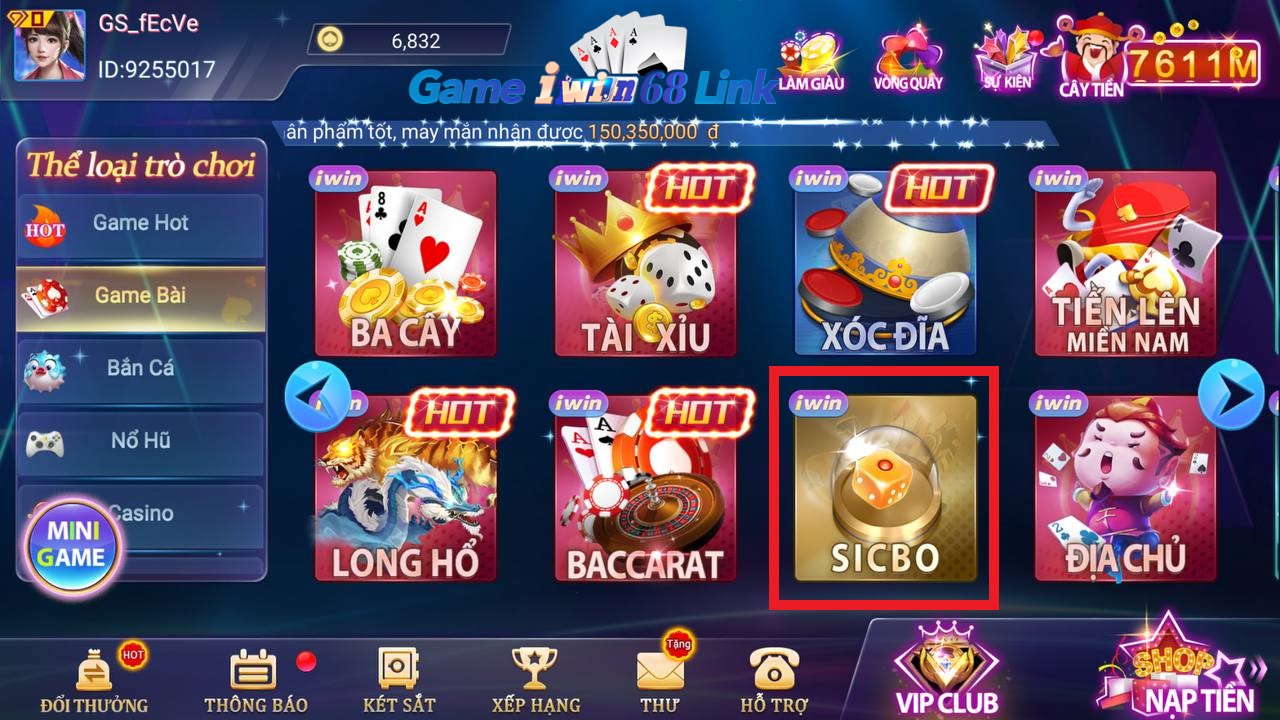 sicbo iwin68