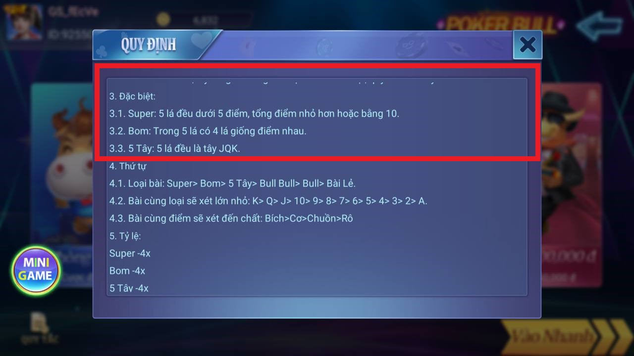 tính năng đặc biệt trong game game poker bull iwin68