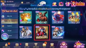 game nổ hũ avengers iwin68