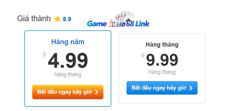 Chi phí dịch vụ Mozilla VPN