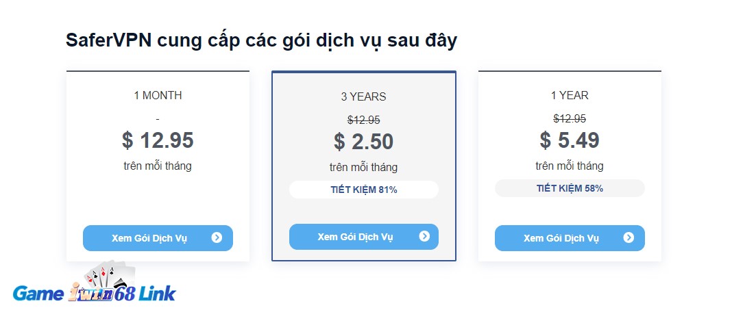 Đăng ký gói dịch vụ phù hợp