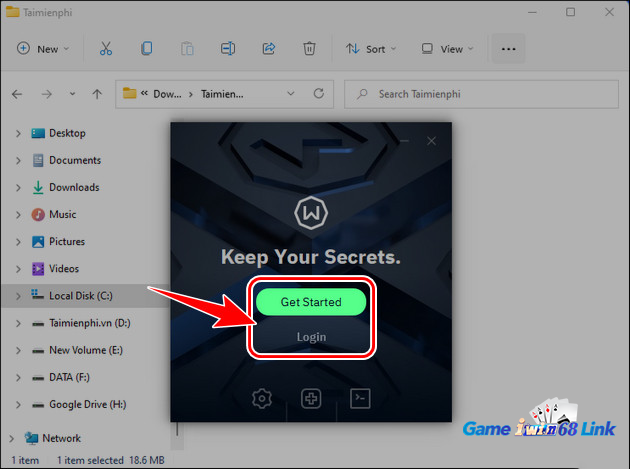Đăng nhập hoặc đăng ký tài khoản 
