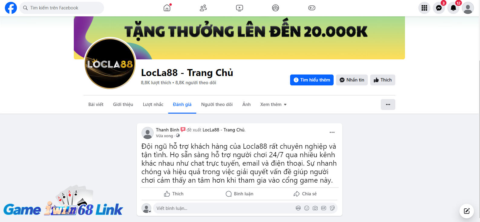 Đánh giá của bạn Thanh Bình