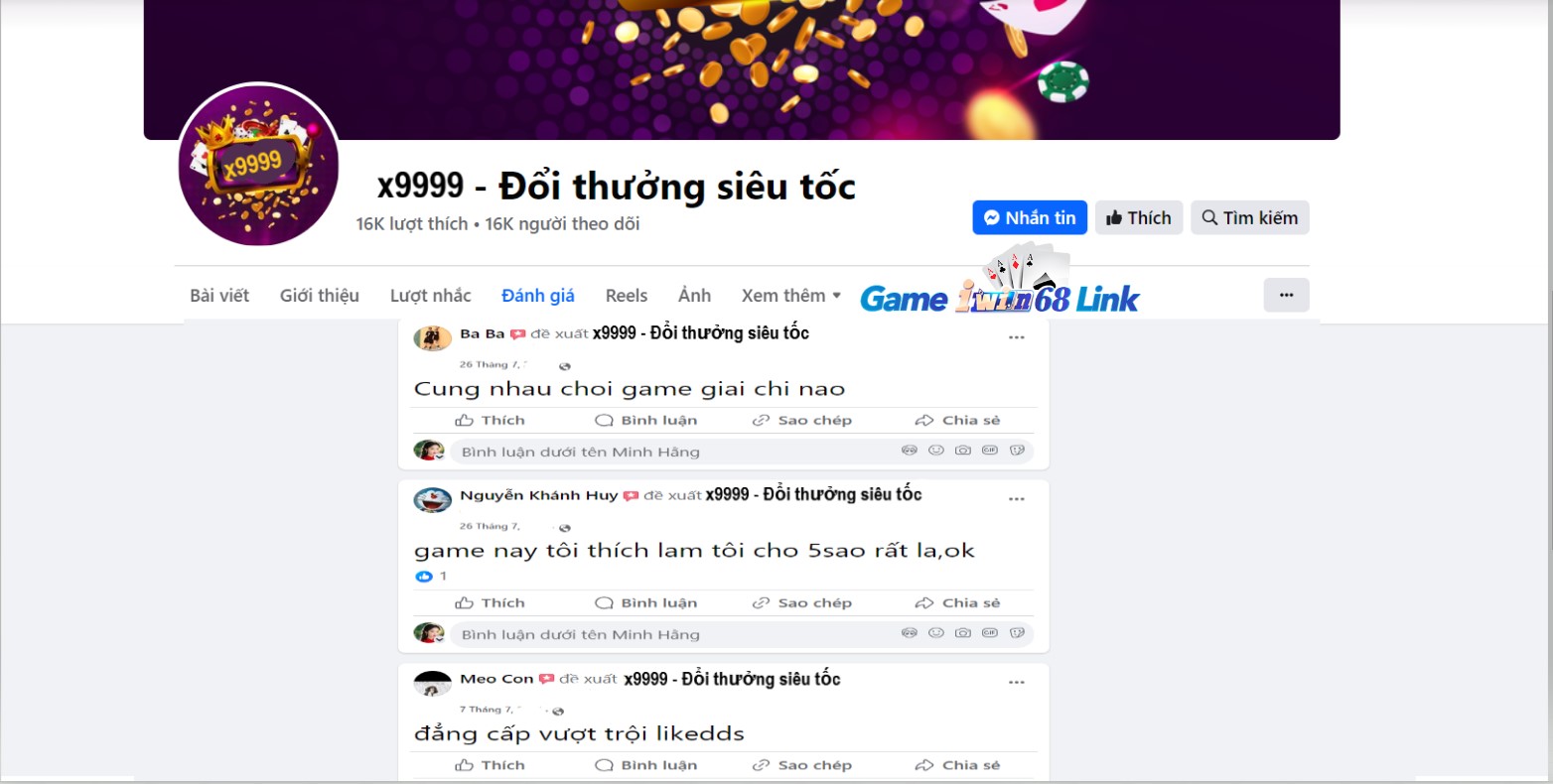 Đánh giá của người chơi Ba Ba, Nguyên Khánh Huy và Meo Con về x9999