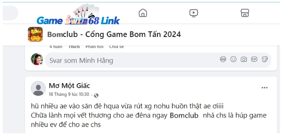 Đánh giá của người chơi Mơ Một Giấc về cổng game Bomclub