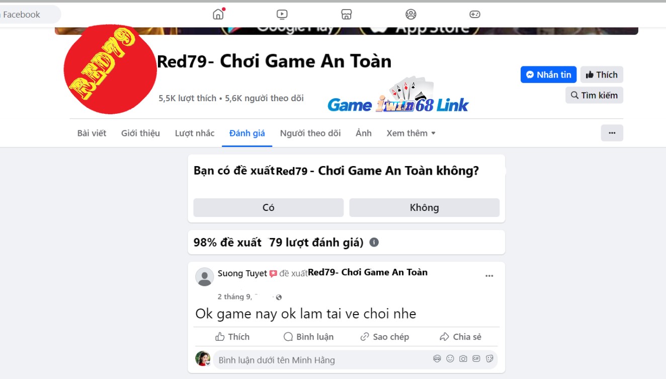 Đánh giá của người chơi Sương Tuyết về cổng game Red79