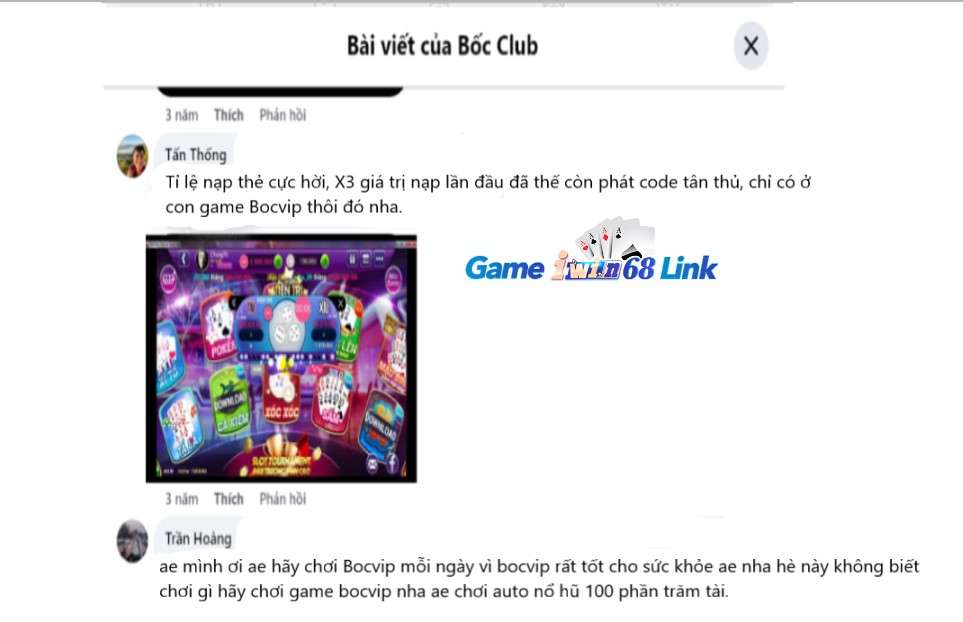 Đánh giá của người chơi Tấn Thống và Trần Hoàng