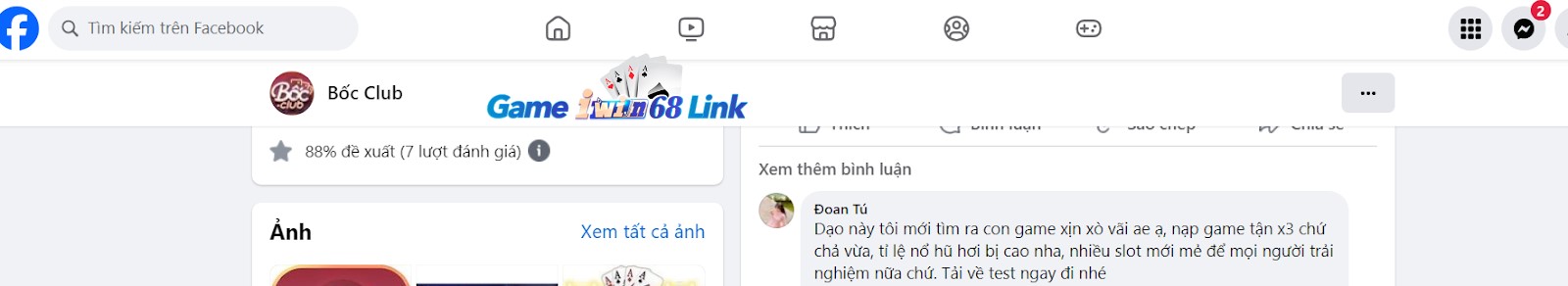 Đánh giá của người chơi về cổng game Bocvip