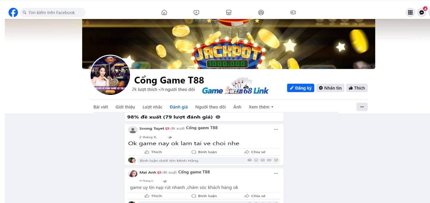 Đánh giá của người chơi về cổng game T88club