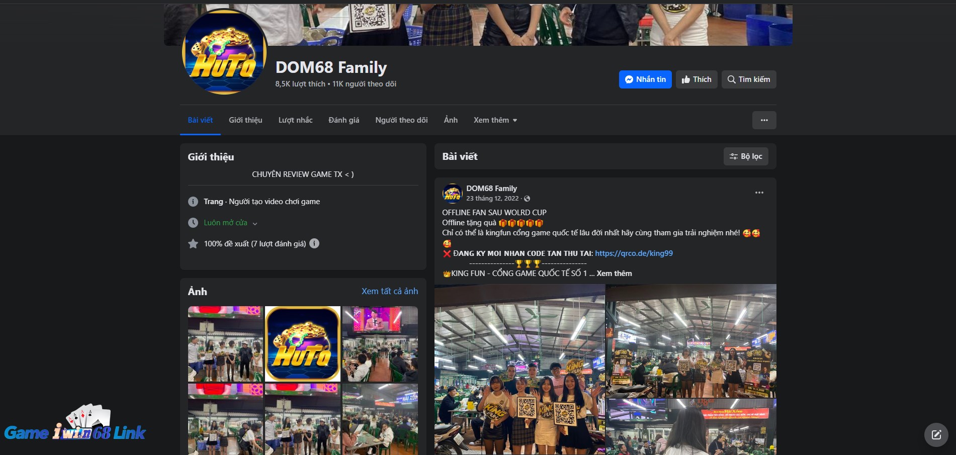 Trang fanapge giả mạo đưa tin đặt cược tại Family68 không bao giờ thắng