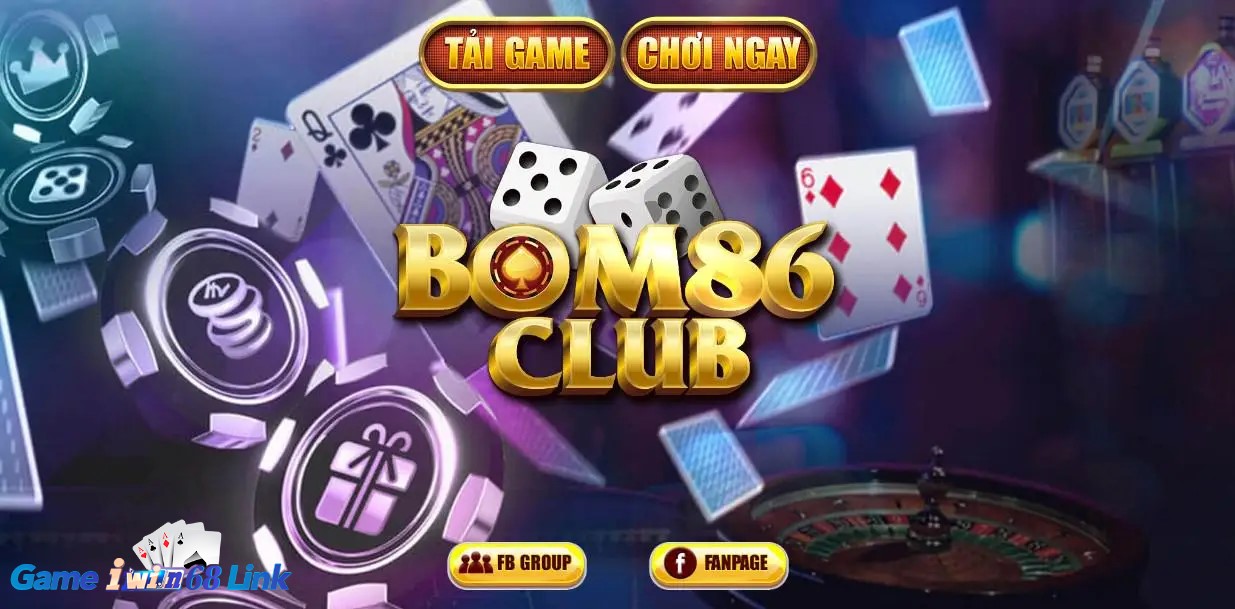 Giao diện cổng game Bom86