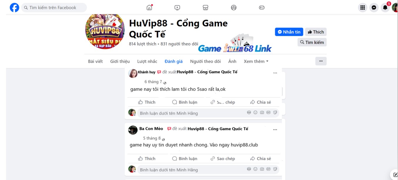 Người chơi Khánh Huy và Ba Con Mèo đánh giá về cổng game Hupvip88