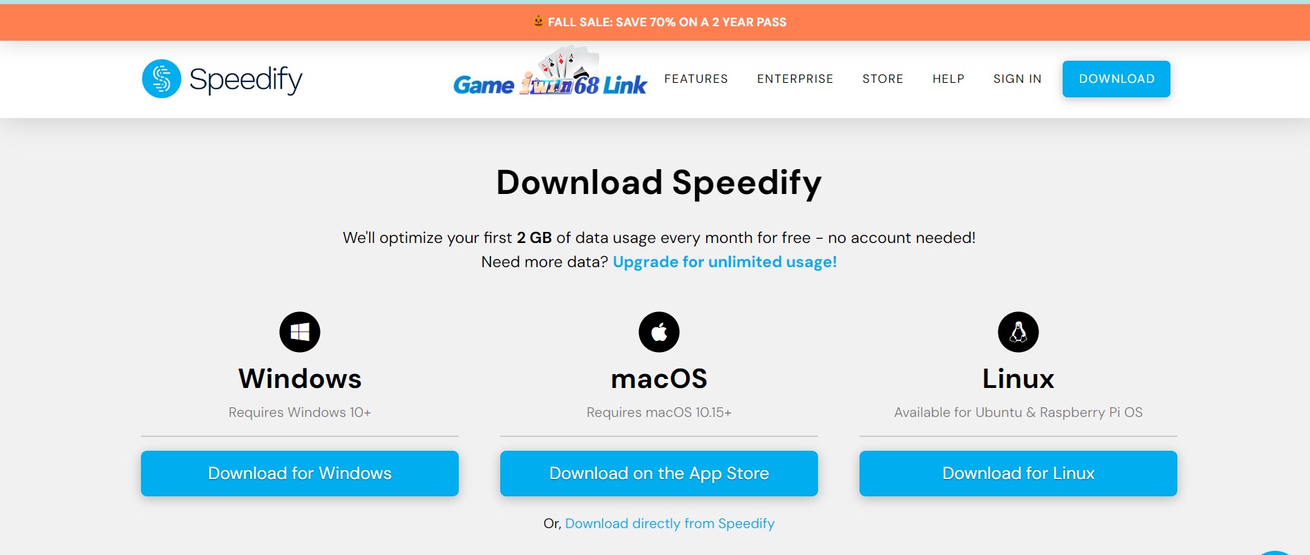 Ở giao diện chính anh em nhấn vào download for Windows