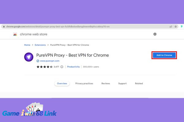 Thêm Tiện ích  PureVPN