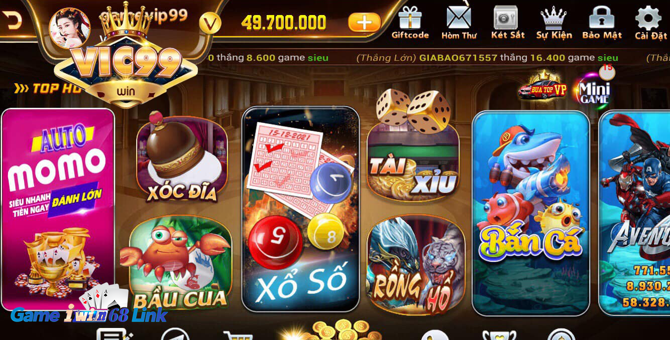 Vic99 là cổng game uy tín, an toàn