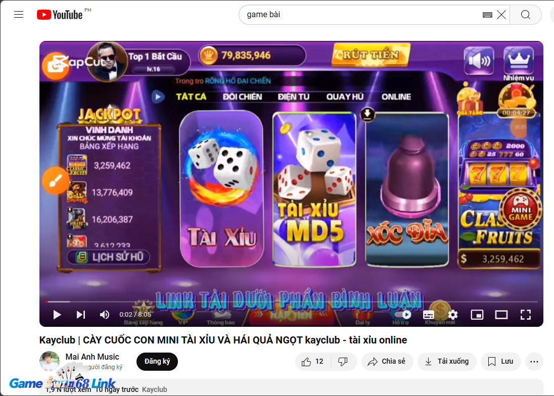 Video hướng dẫn chơi game Kayclub