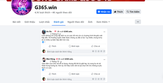 Đánh giá của người chơi Ân Ân và Mai Hồng