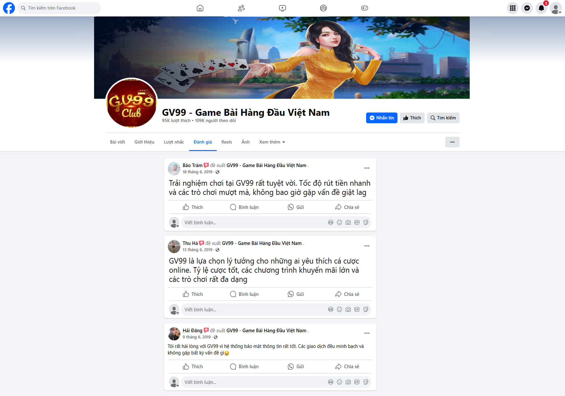 Đánh giá của người chơi Bảo Trâm, Thu Hà, Hải Đăng về cổng game Gv99
