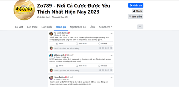 Đánh giá của người chơi Hà Mạnh Cường, Lê Lung Linh và Hùng Cường về cổng game Zo789