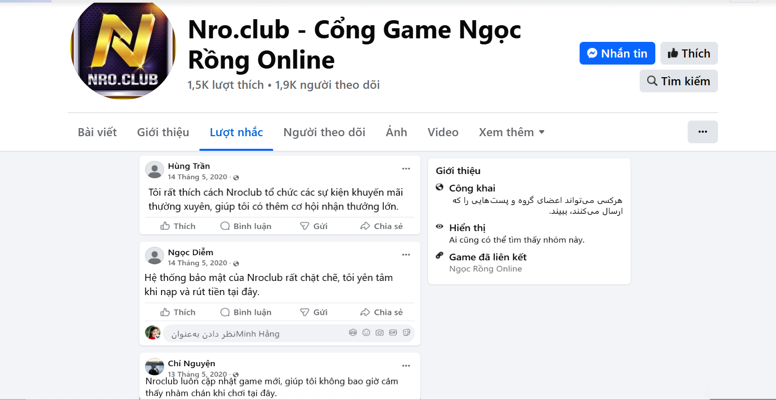 Đánh giá của người chơi Hùng Trần, Ngọc Diễm và Chí Nguyện về Nroclub