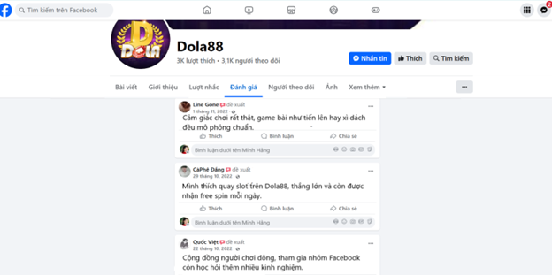 Đánh giá của người chơi Line Gone, Càphe Đắng và Quốc Việt