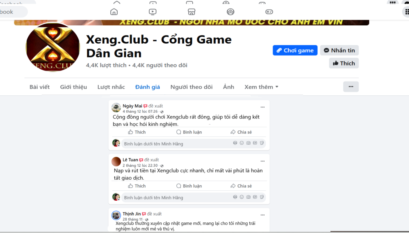 Đánh giá của người chơi Ngày Mai, Lê Tuan và Thịnh Jin về Xengclub