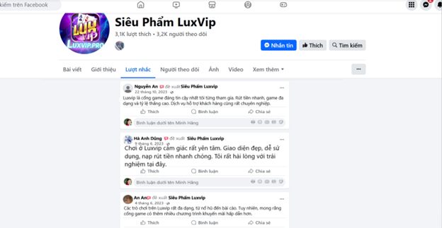 Đánh giá của người chơi Nguyễn An, Hà Anh Dũng và An An 