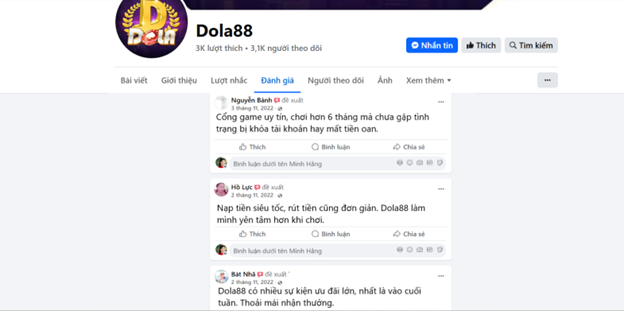 Đánh giá của người chơi Nguyễn Bảnh, Hồ Lực và Bát Nhã