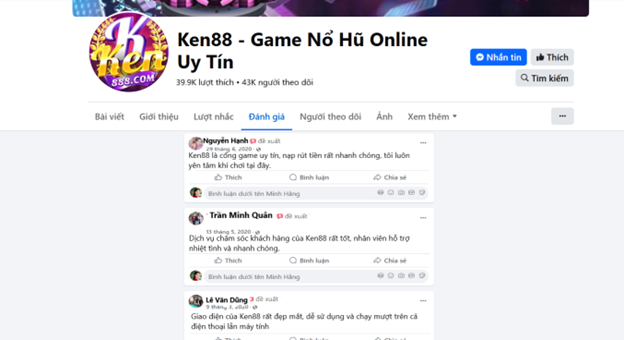 Đánh giá của người chơi Nguyễn Hạnh, Trần Minh Quân, Lê Văn Dũng