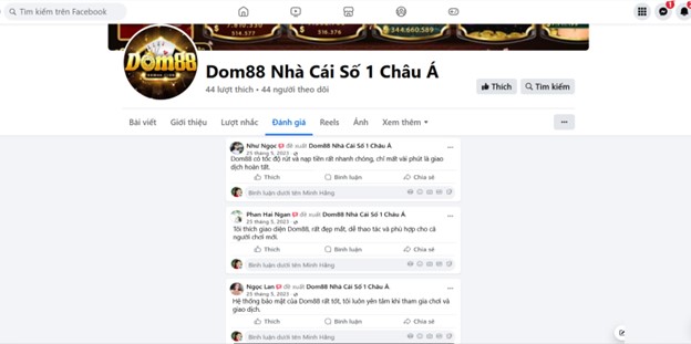 Đánh giá của người chơi Như Ngọc, Phan Hải Ngân, Ngọc Lan về Dom88
