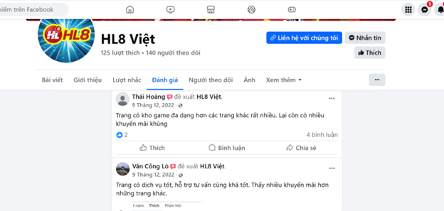 Đánh giá của người chơi Thái Hoàng và Văn Công Lò về HL8
