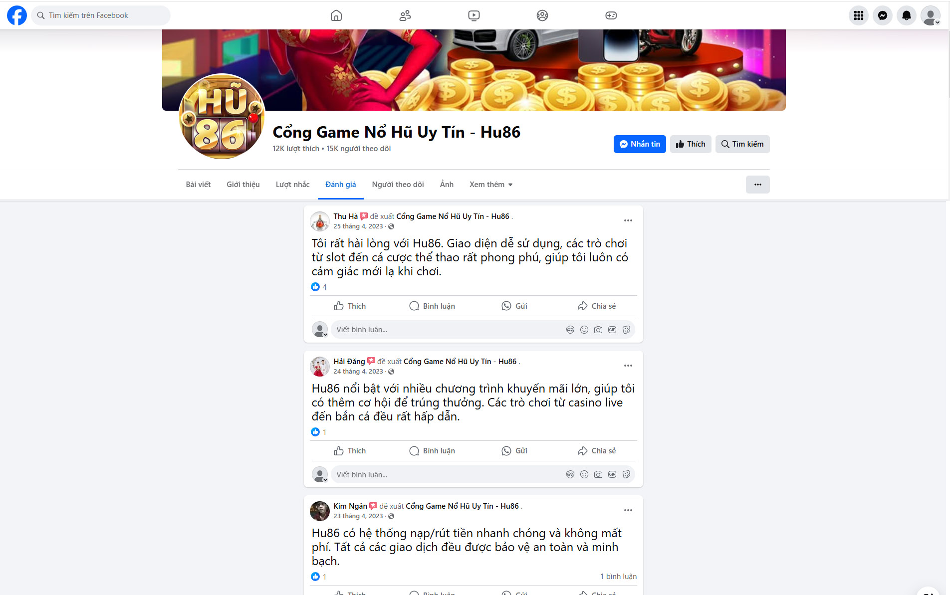 Đánh giá của người chơi Thu Hà, Hải Đăng, Kim Ngân