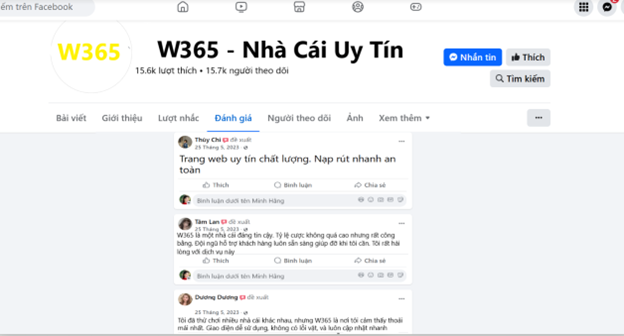 Đánh giá của người chơi Thùy Chi, Tâm Lam, Dương Dương về W365