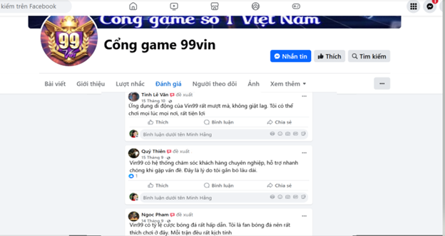 Đánh giá của người chơi Tình Lê Văn, Quỷ Thiên và Ngoc Phan