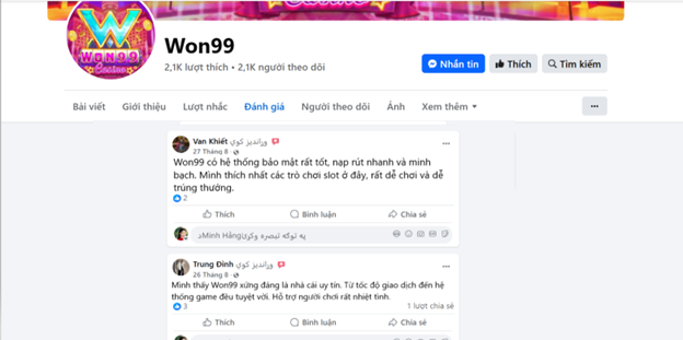 Đánh giá của người chơi Van Khiết và Trung Đình