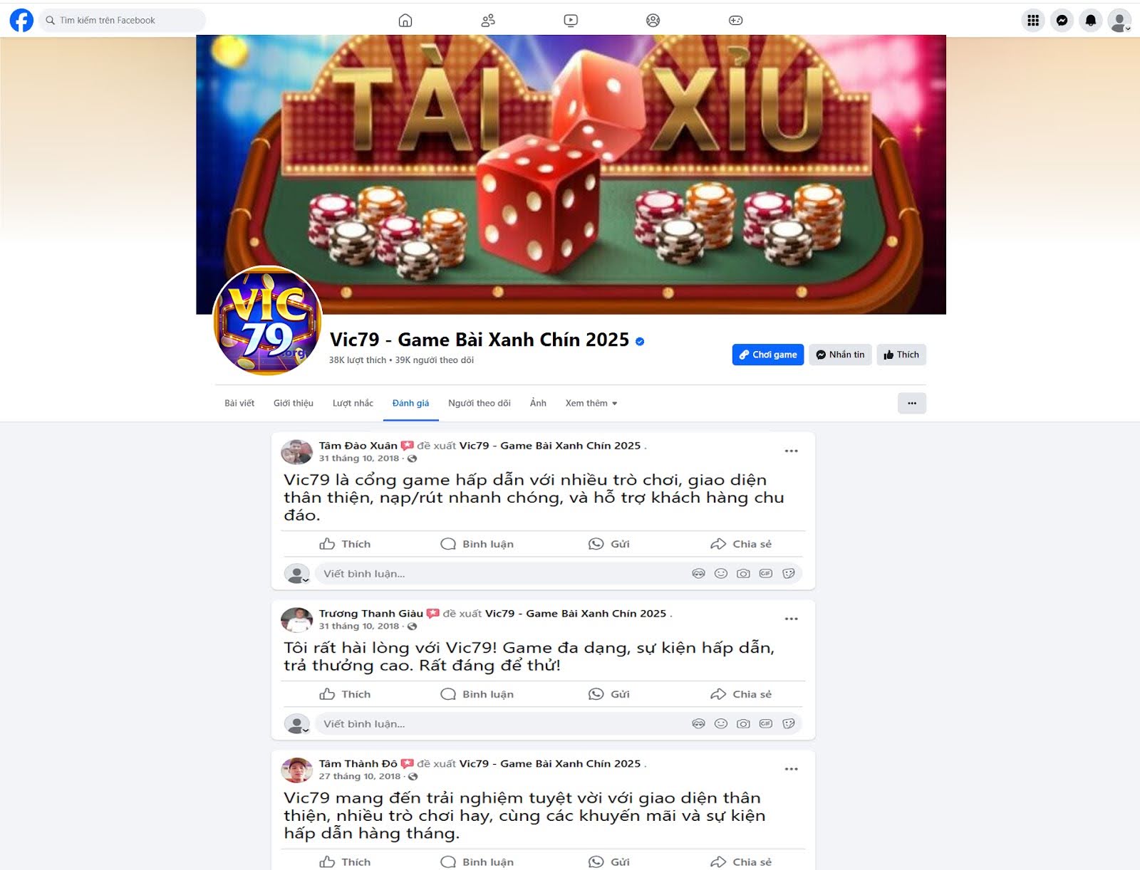 Đánh giá về Vic79 của Tâm Đào Xuân, Trương Thanh Giàu và Tâm Thành Đô