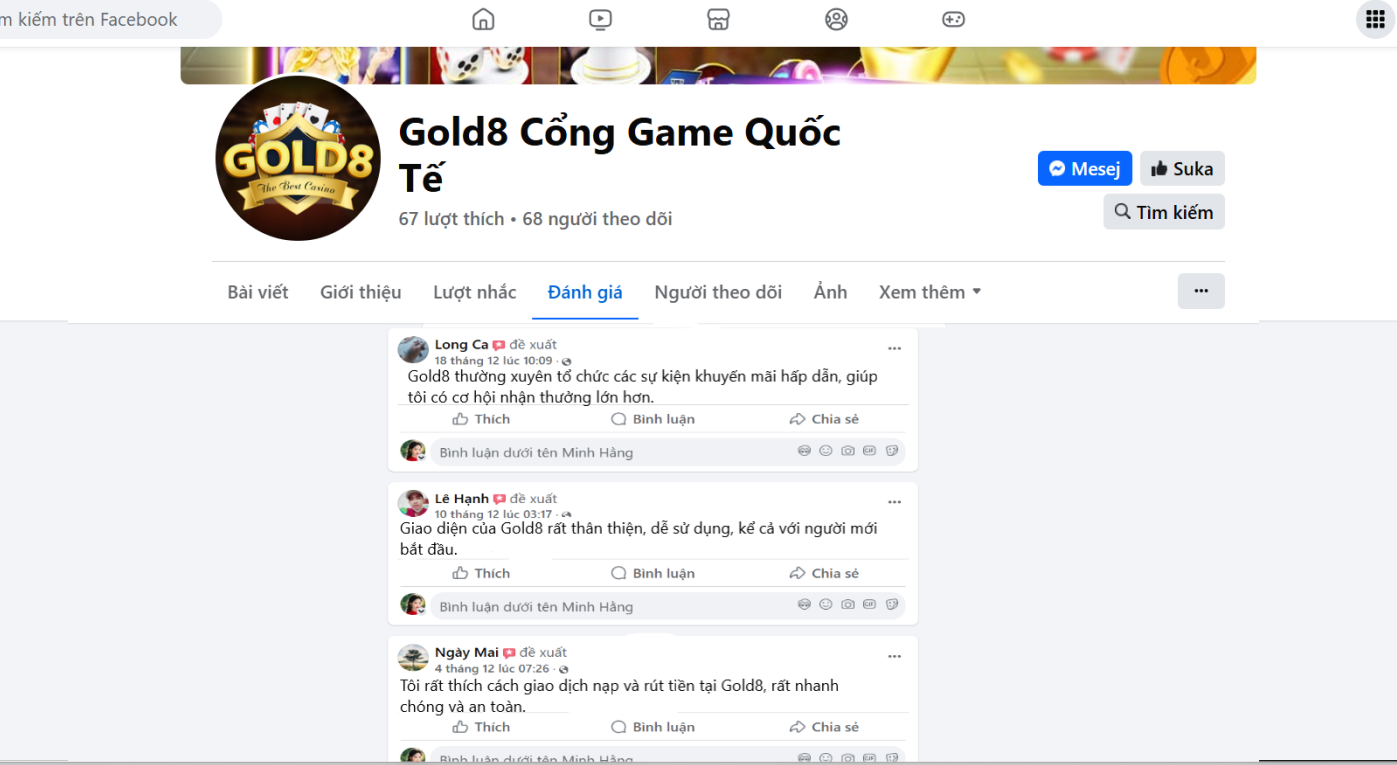 Người chơi Long Ca, Lê Hạnh và Ngày Mai đánh giá về Gold8